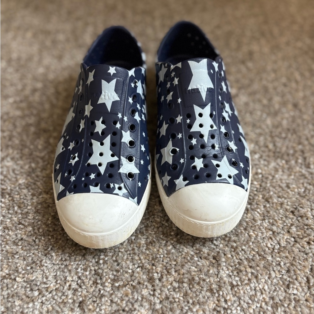 Navy and White Native J1